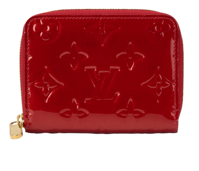 Louis Vuitton Zippy Wallet, &pound;210, Accessories, Red, Patent Leather, Front view